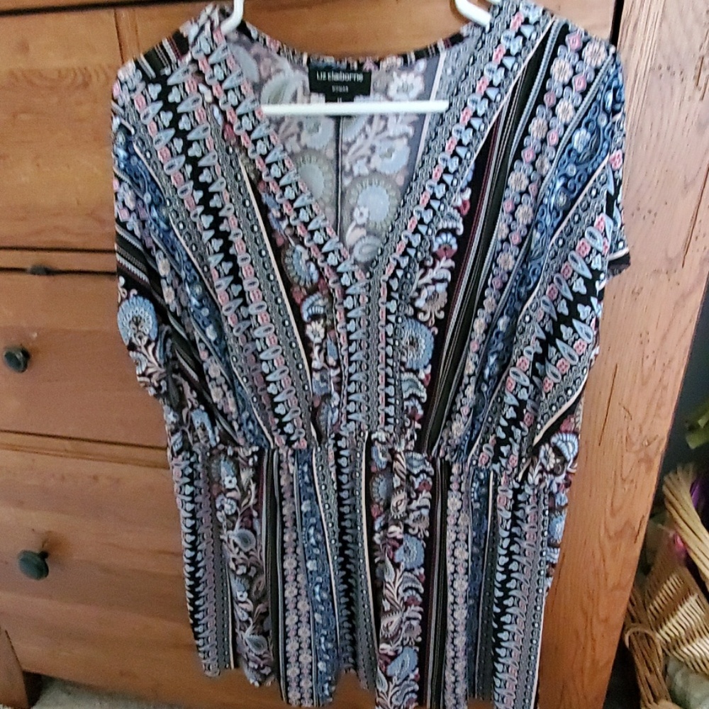 Liz Claiborne shortsleeve blouse